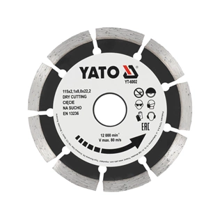 YATO Gyémánt vágókorong 115 x 2,1 x 8,0 x 22,2 mm szegmentált